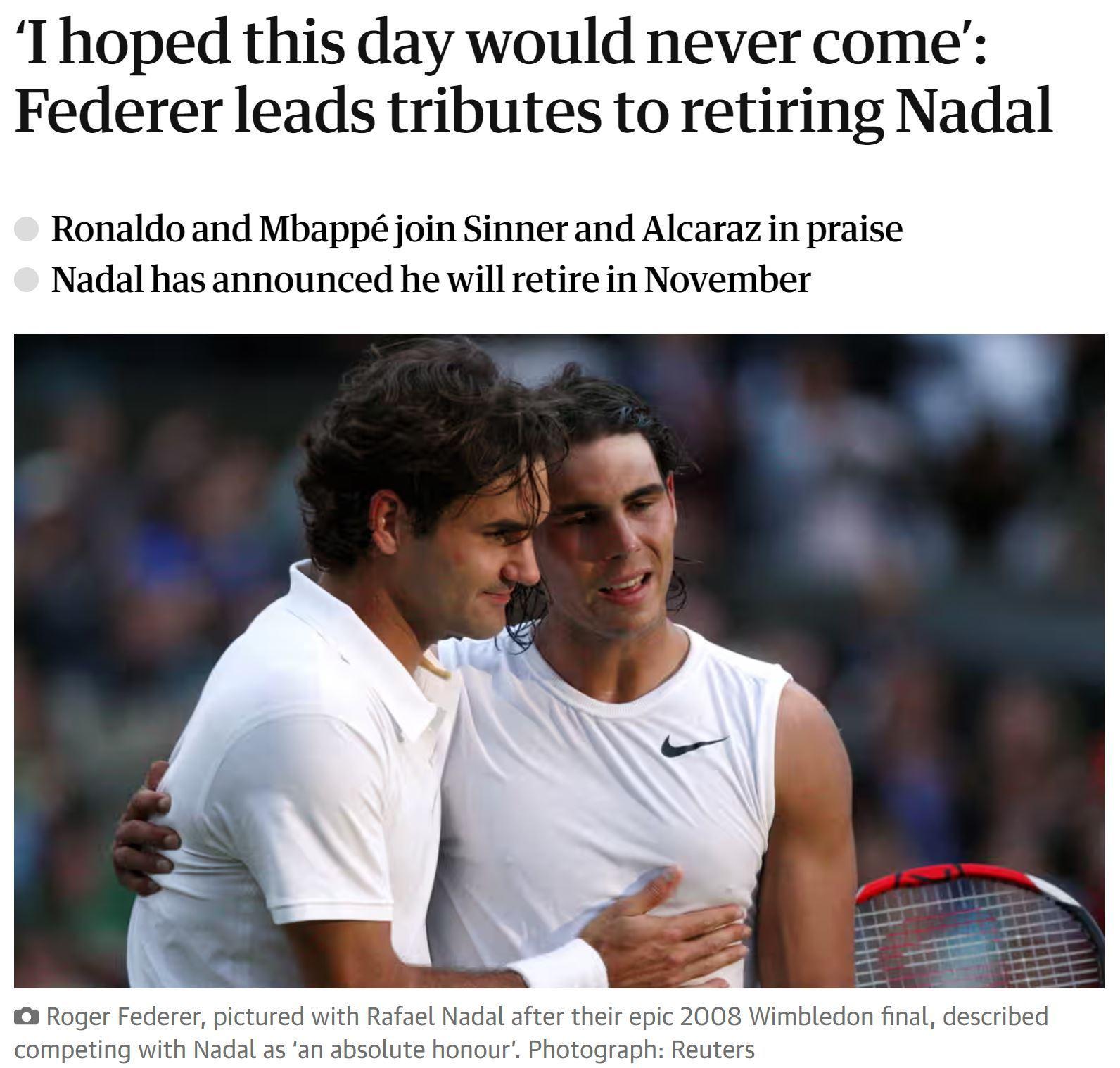 西班牙网球队绝地反击世界网球队，纳达尔爆发神勇的简单介绍