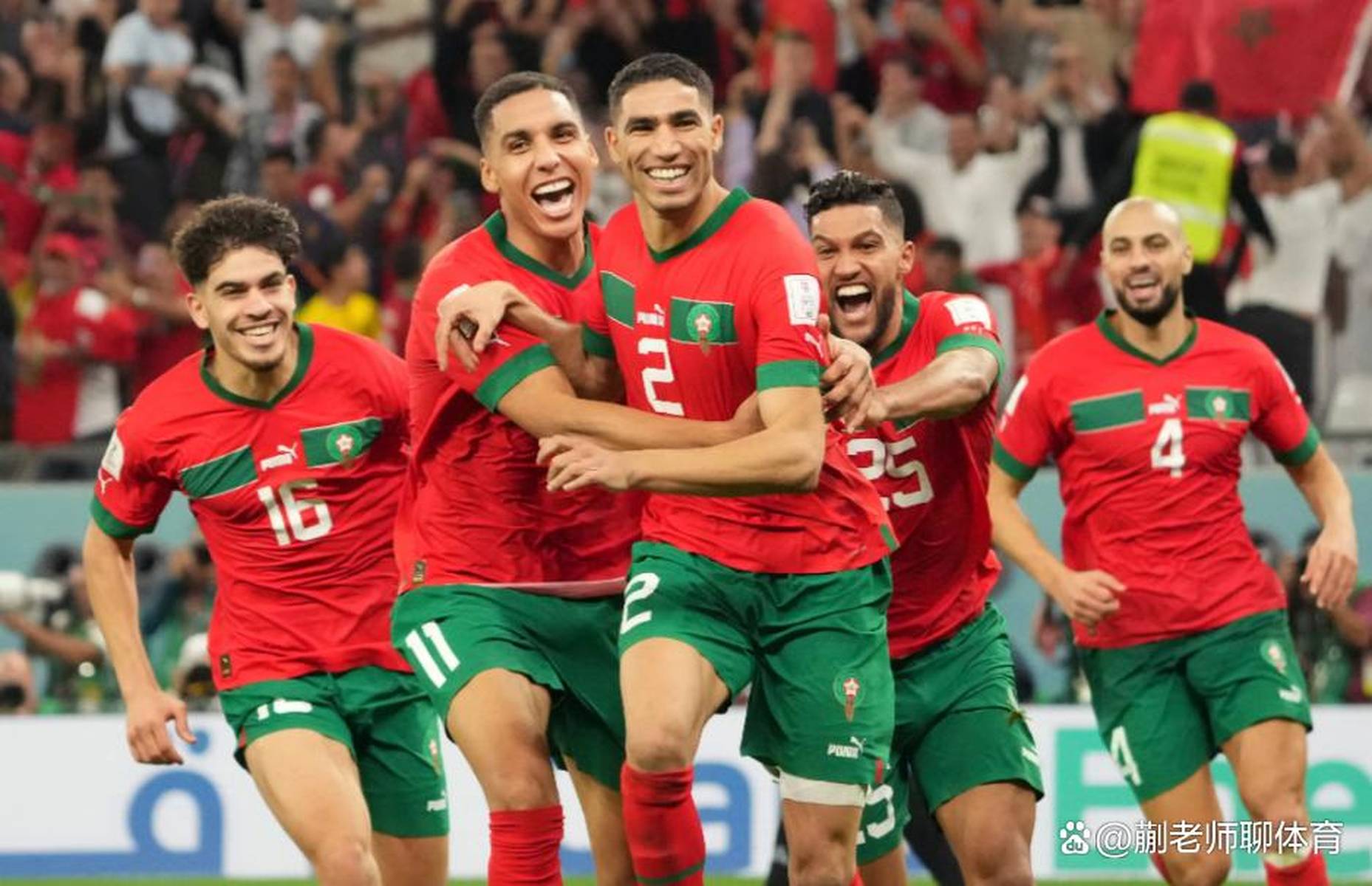 智利横扫摩洛哥，格纳布里扛起全队